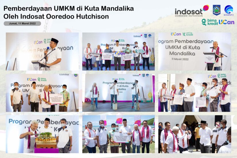 Indosat Ooredoo Hutchison – Pemberdayaan UMKM di Kuta Mandalika